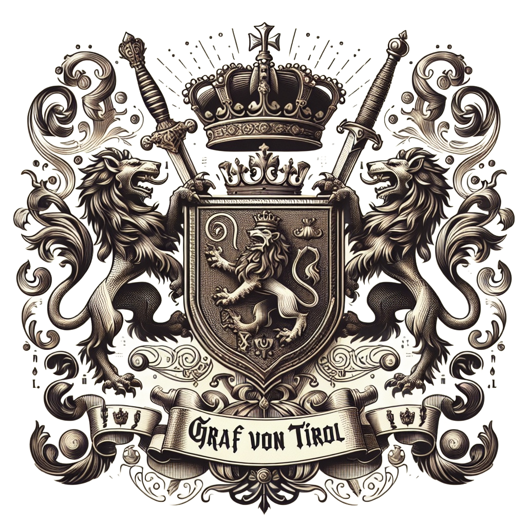 Buy your nobility: Become Count or Countess of Tyrol (Graf von Tirol, Gräfin von Tirol) with "make me noble"
