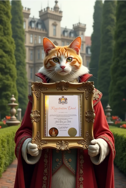 Royal title for your cat - von Katzenstein